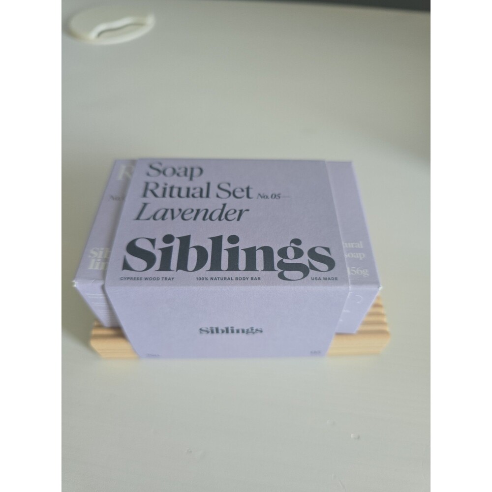 Siblings Soap Ritual Set Lavendar No. 5 NEW